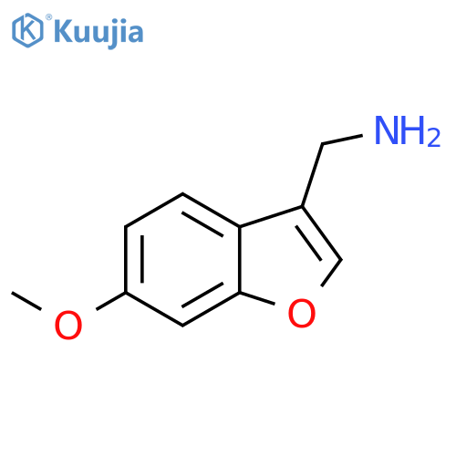 3-Benzofuranmethanamine, 6-methoxy- structure