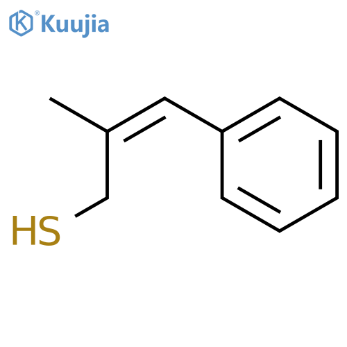 2-methyl-3-phenylprop-2-ene-1-thiol structure