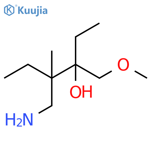 3-Hexanol, 4-(aminomethyl)-3-(methoxymethyl)-4-methyl- structure