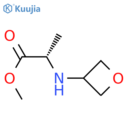 methyl 2-(oxetan-3-yl)aminopropanoate structure