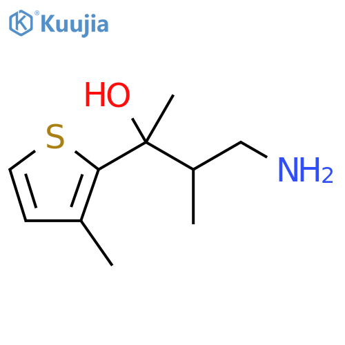 2-Thiophenemethanol, α-(2-amino-1-methylethyl)-α,3-dimethyl- structure
