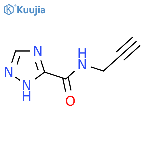 N-(prop-2-yn-1-yl)-4H-1,2,4-triazole-3-carboxamide structure