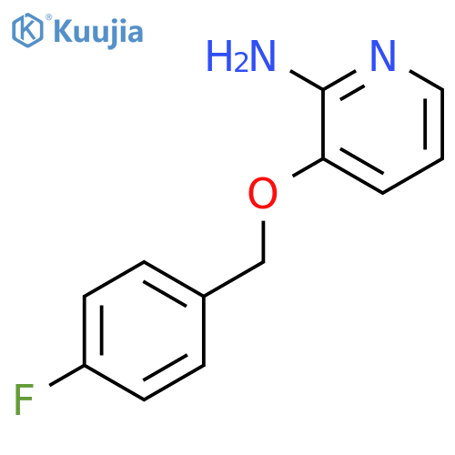2-Pyridinamine, 3-[(4-fluorophenyl)methoxy]- structure