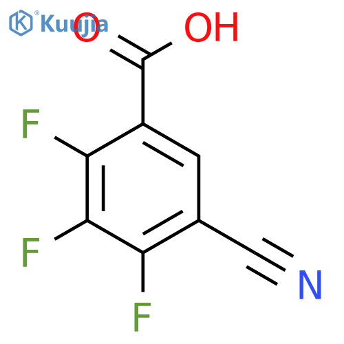 5-Cyano-2,3,4-trifluorobenzoic acid structure