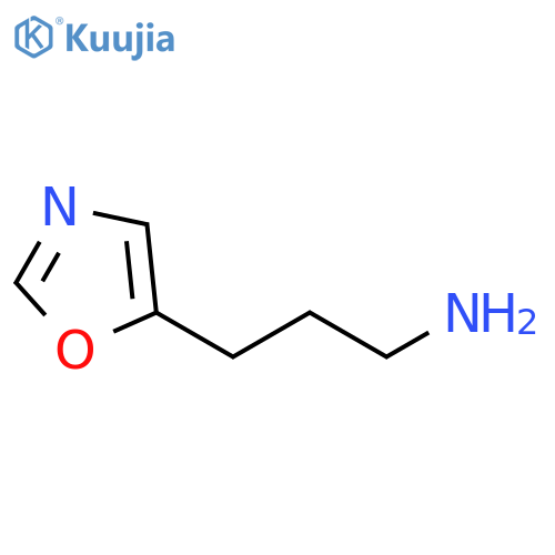 3-(1,3-oxazol-5-yl)propan-1-amine structure