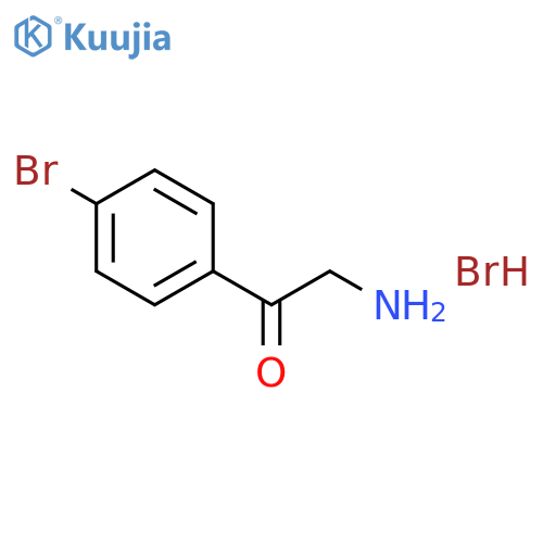 2-Amino-1-(4-bromophenyl)ethanone Hydrobromide structure