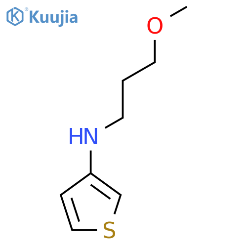 N-(3-methoxypropyl)thiophen-3-amine structure