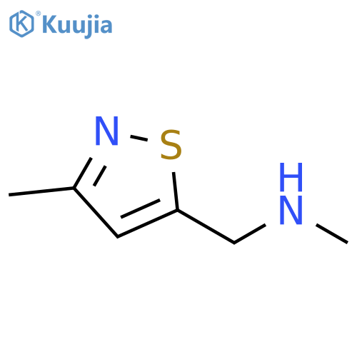 methyl(3-methyl-1,2-thiazol-5-yl)methylamine structure
