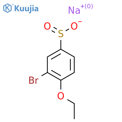 Sodium 3-bromo-4-ethoxybenzene-1-sulfinate structure