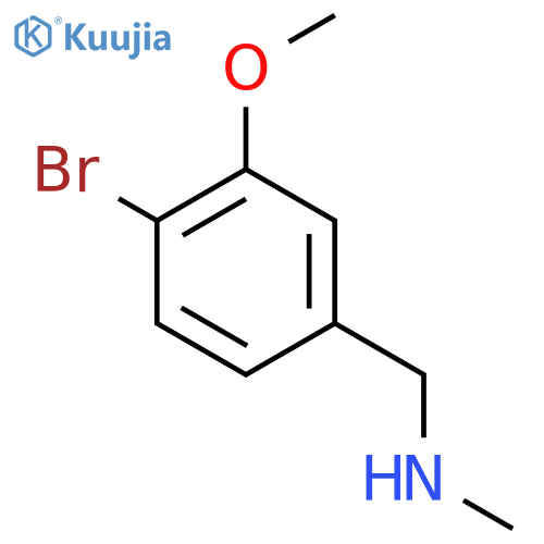 (4-bromo-3-methoxyphenyl)methyl(methyl)amine structure