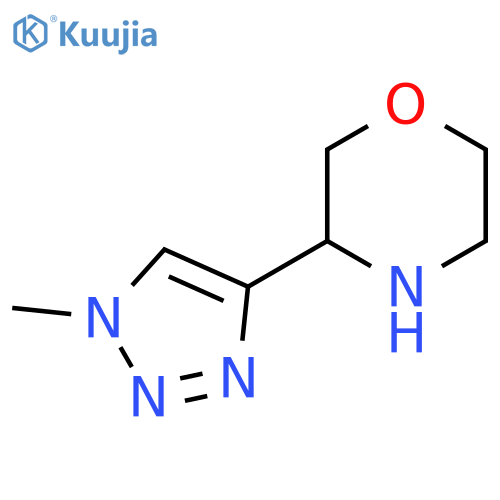 3-(1-methyl-1H-1,2,3-triazol-4-yl)morpholine structure