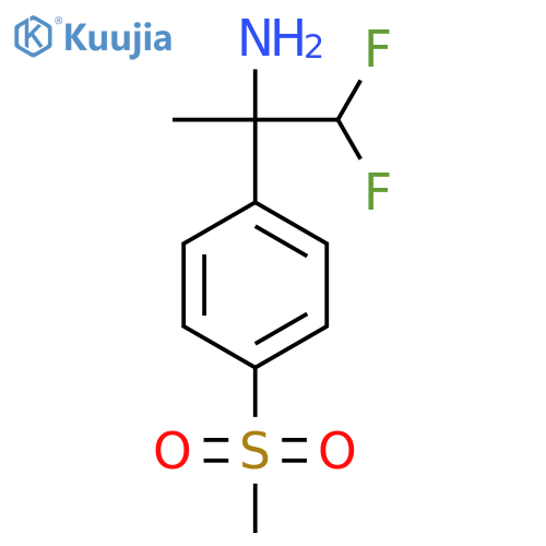 1,1-difluoro-2-(4-methanesulfonylphenyl)propan-2-amine structure