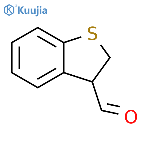 2,3-dihydro-1-benzothiophene-3-carbaldehyde structure