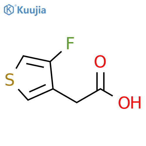 3-Fluorothiophene-4-acetic acid structure