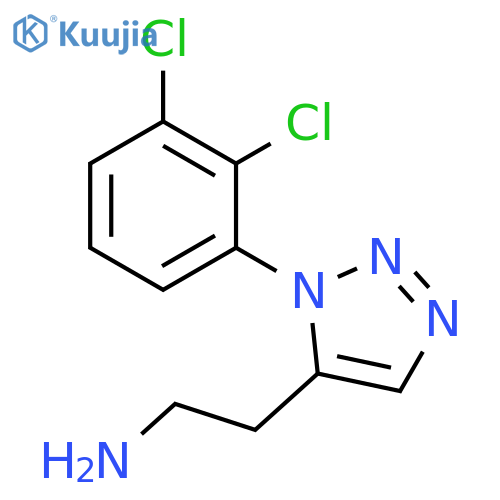 1H-1,2,3-Triazole-5-ethanamine, 1-(2,3-dichlorophenyl)- structure