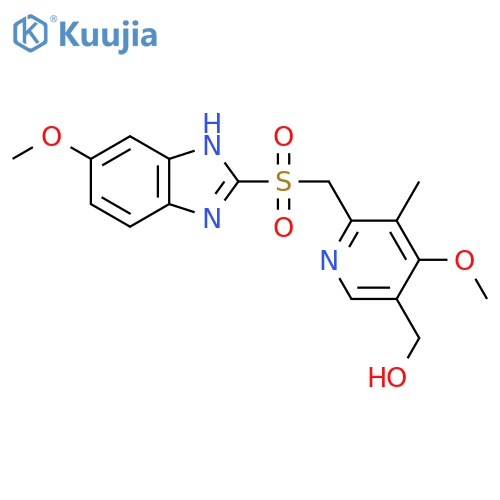 5-Hydroxy Omeprazole Sulfone structure