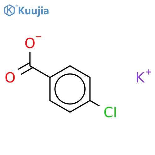 Benzoic acid, 4-chloro-, potassium salt structure