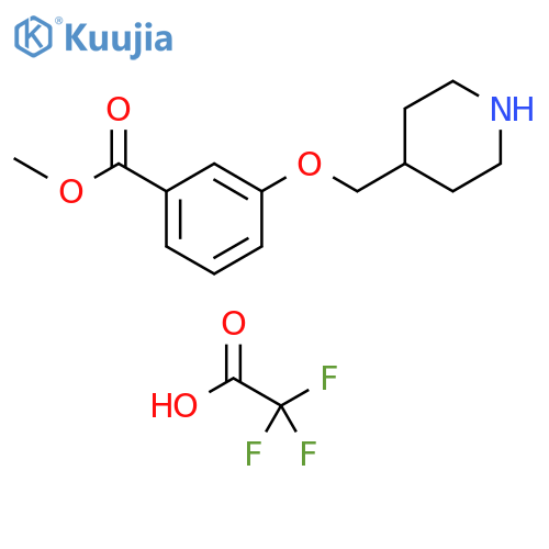 4-{3-(Trifluoromethyl)phenoxymethyl}piperidinehydrochloride structure