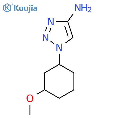 1-(3-Methoxycyclohexyl)-1H-1,2,3-triazol-4-amine structure