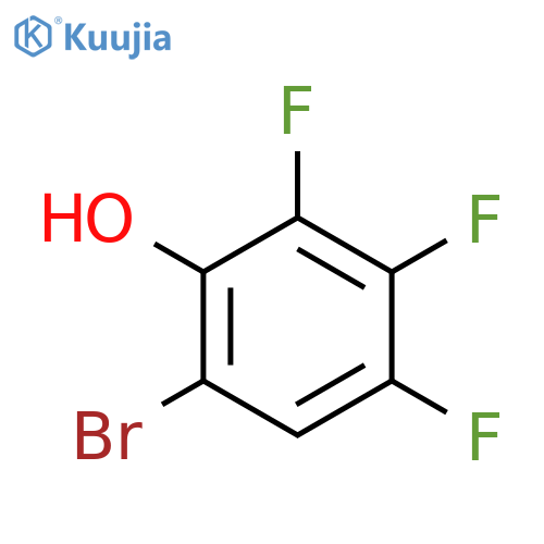6-Bromo-2,3,4-trifluorophenol structure