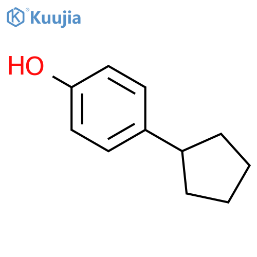 4-Cyclopentylphenol structure