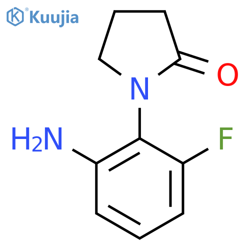 1-(2-Amino-6-fluorophenyl)pyrrolidin-2-one structure