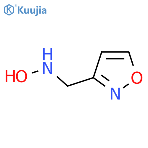 N-(1,2-oxazol-3-yl)methylhydroxylamine structure