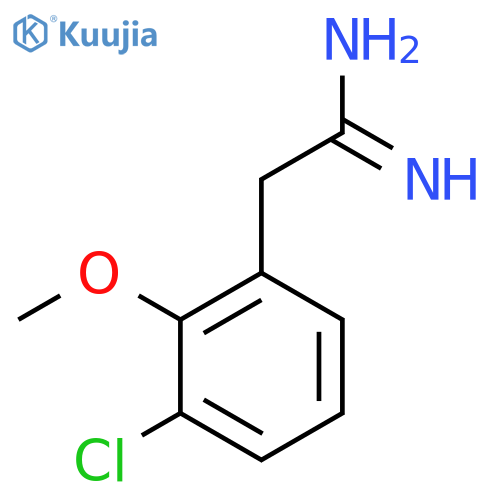 2-(3-chloro-2-methoxyphenyl)ethanimidamide structure