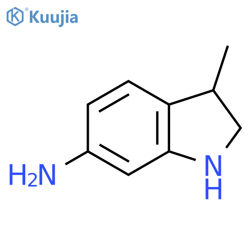 3-Methyl-2,3-dihydro-1H-indol-6-amine structure