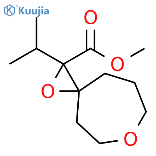 Methyl 2-isopropyl-1,6-dioxaspiro[2.6]nonane-2-carboxylate structure