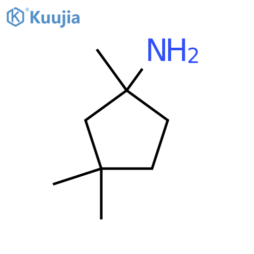 1,3,3-Trimethylcyclopentan-1-amine structure