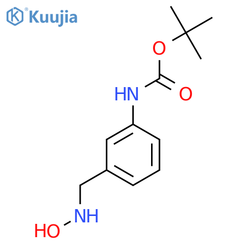 tert-butyl N-{3-(hydroxyamino)methylphenyl}carbamate structure