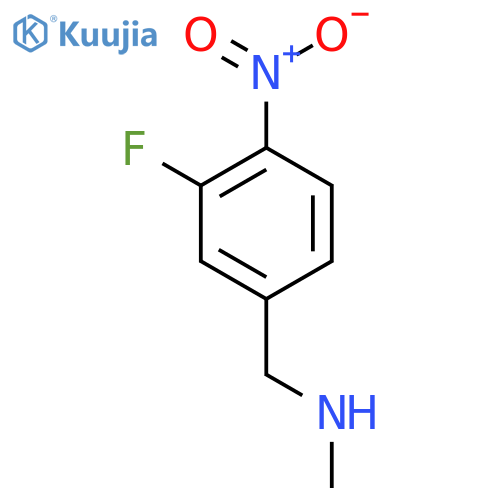 (3-fluoro-4-nitrophenyl)methyl(methyl)amine structure