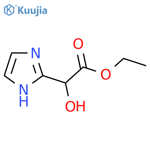 ethyl 2-hydroxy-2-(1H-imidazol-2-yl)acetate structure