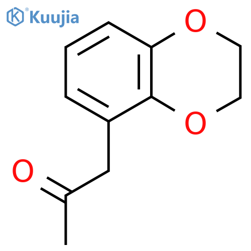 1-(2,3-dihydro-1,4-benzodioxin-5-yl)propan-2-one structure