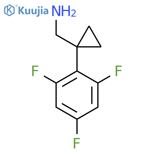 1-(2,4,6-trifluorophenyl)cyclopropylmethanamine structure