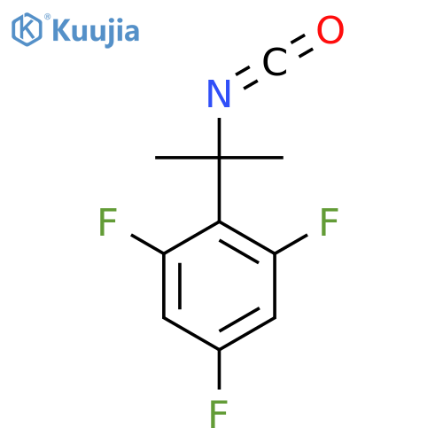 1,3,5-Trifluoro-2-(2-isocyanatopropan-2-yl)benzene structure