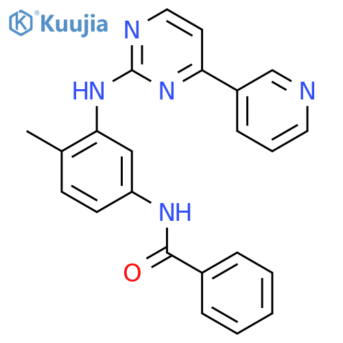 Benzamide,N-[4-methyl-3-[[4-(3-pyridinyl)-2-pyrimidinyl]amino]phenyl]- structure