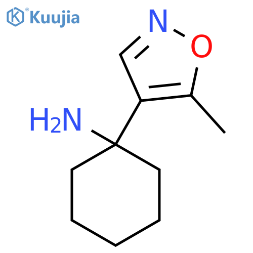 1-(5-methyl-1,2-oxazol-4-yl)cyclohexan-1-amine structure