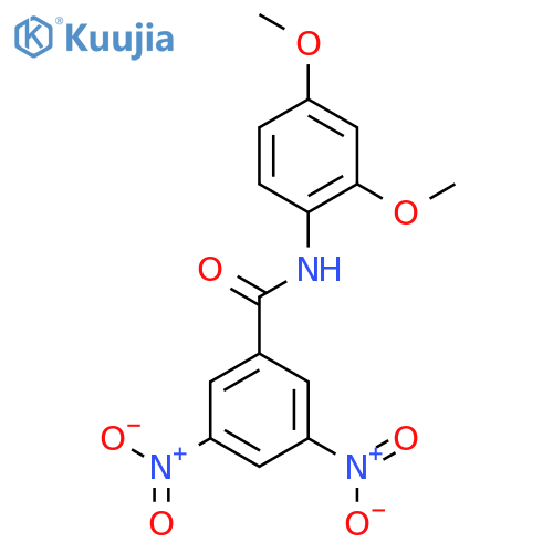 N-(2,4-dimethoxyphenyl)-3,5-dinitrobenzamide structure