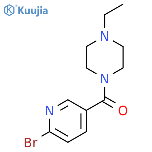 1-(6-Bromopyridine-3-carbonyl)-4-ethylpiperazine structure