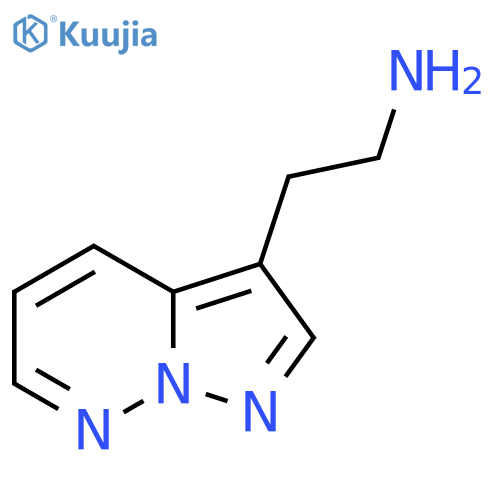 2-{pyrazolo1,5-bpyridazin-3-yl}ethan-1-amine structure