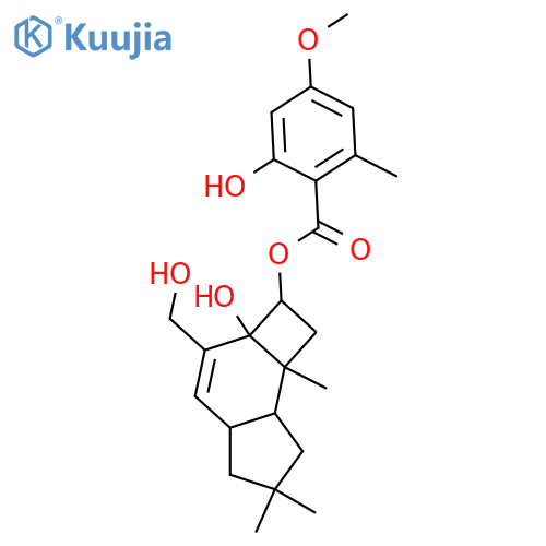 7-Protoilludene-5,6,14-triol; (5β,6α)-form, 5-O-(2-Hydroxy-4-methoxy-6-methylbenzoyl) structure