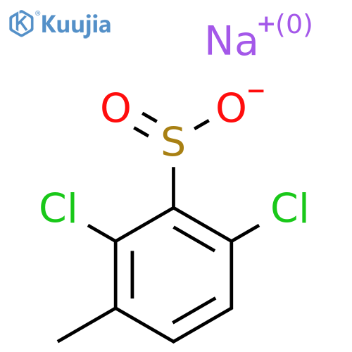 Sodium 2,6-dichloro-3-methylbenzene-1-sulfinate structure