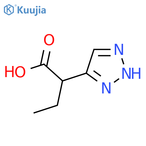 2-(1H-1,2,3-triazol-4-yl)butanoic acid structure