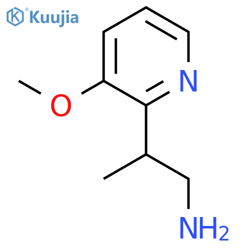 2-(3-Methoxypyridin-2-yl)propan-1-amine structure