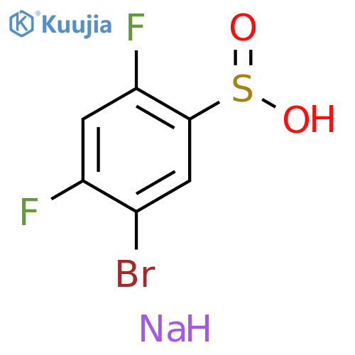 5-bromo-2,4-difluorobenzenesulfinate structure