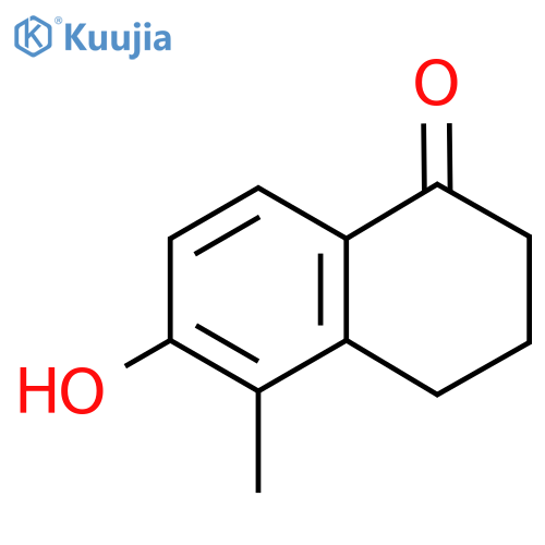 6-Hydroxy-5-methyl-3,4-dihydro-2H-naphthalen-1-one structure