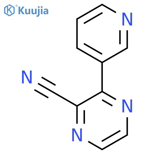 3-(Pyridin-3-yl)pyrazine-2-carbonitrile structure