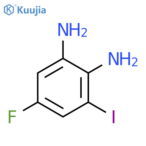 1,2-Diamino-3-iodo-5-fluorobenzene structure